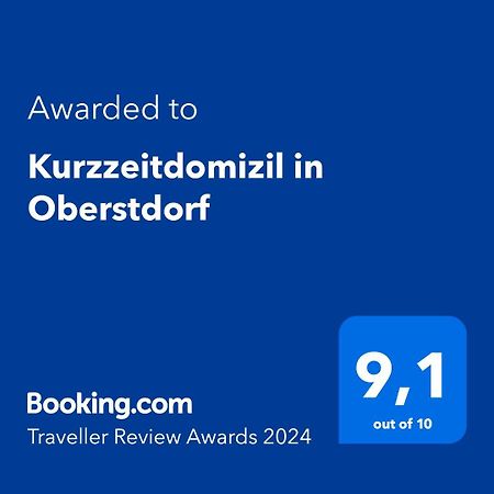 Ferienwohnung Kurzzeitdomizil in Oberstdorf Exterior foto